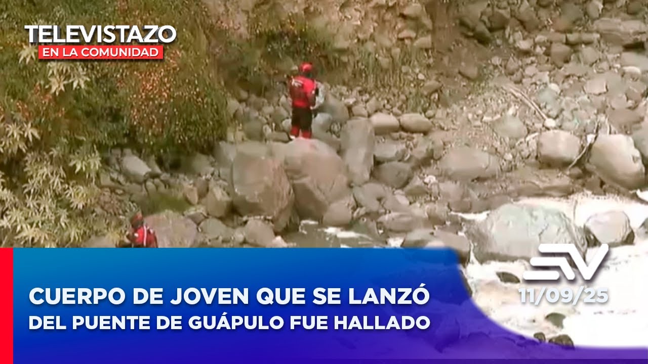 Cuerpo de joven que se lanzó del puente de Guápulo fue hallado | Televistazo en la Comunidad Quito