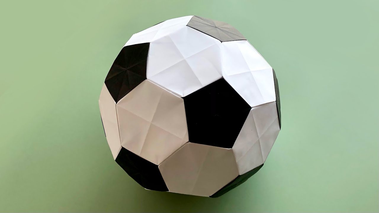 【折り紙】サッカーボールの作り方　折り紙32枚