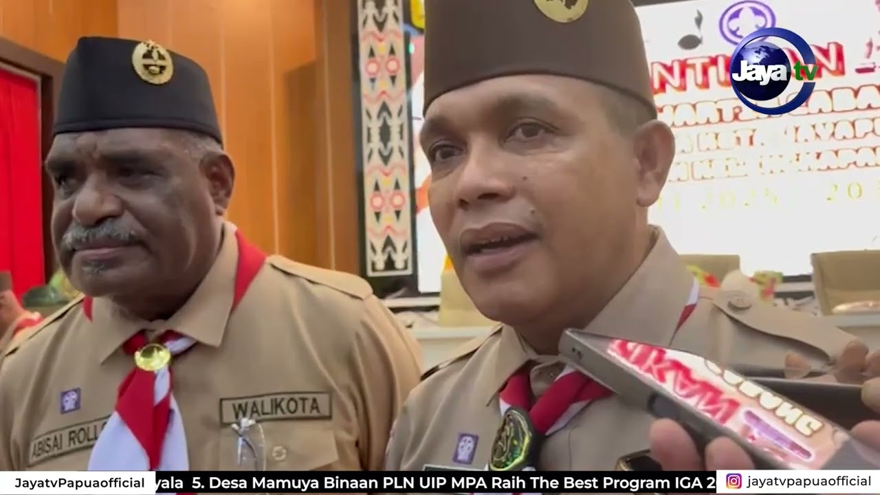 54 Pengurus Pramuka Kota Jayapura Resmi Dilantik