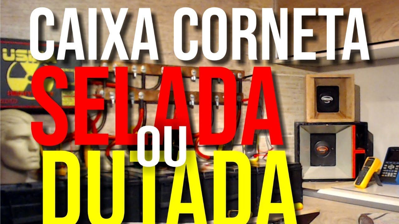 Caixa Corneta SELADA ou DUTADA - Rodrigo Flores