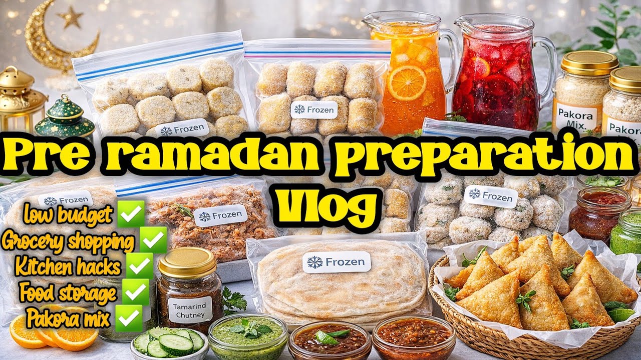 Ramzan Special Make And Freeze Iftar Snacks | Ramadan Preparation 2026 | Pre Ramzan Preparation Vlog