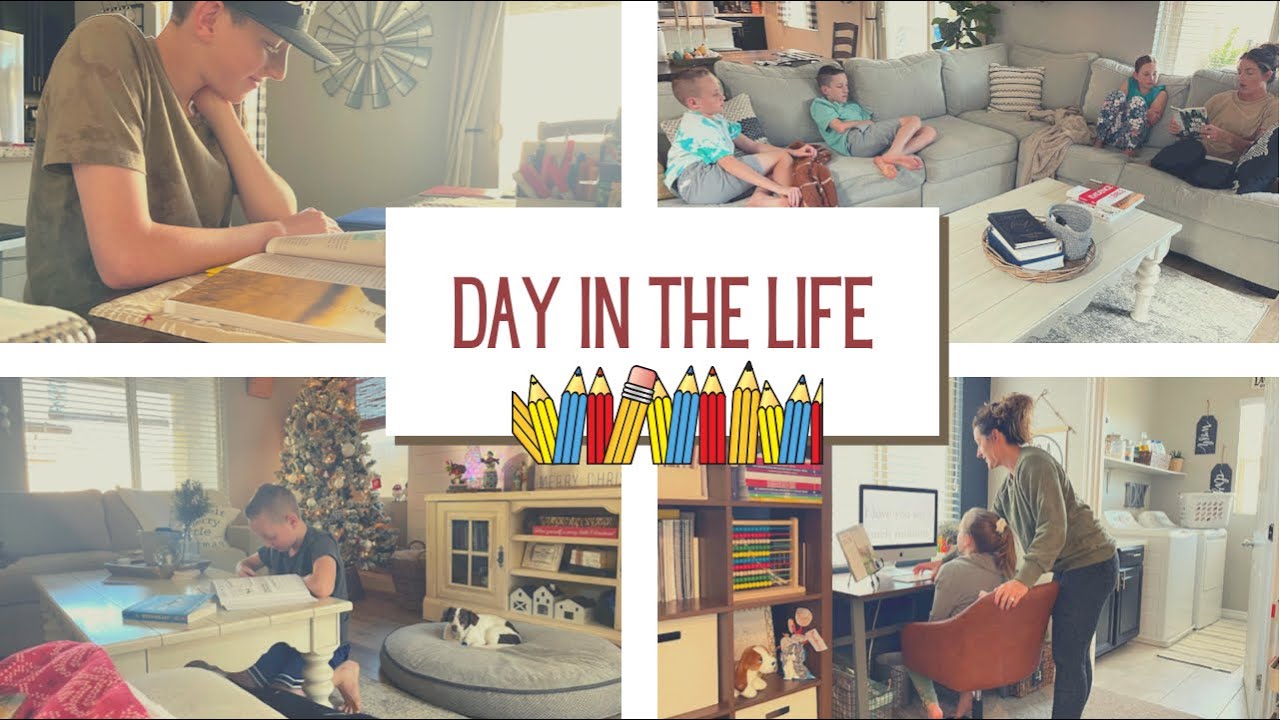 HOMESCHOOL MOM DAY IN THE LIFE||FEELING BEHIND+REAL LIFE FRIDAY