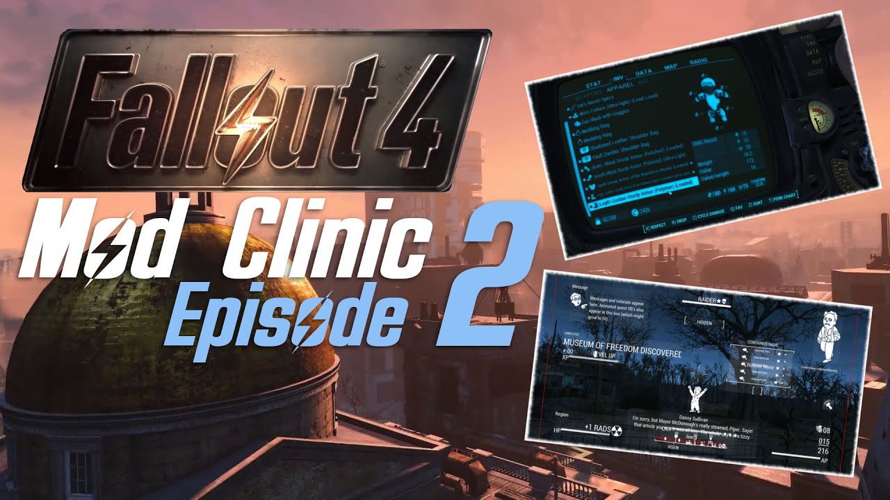 FALLOUT 4 Mod Clinic #2 : DEF_UI - HUD & Inventory Overhaul