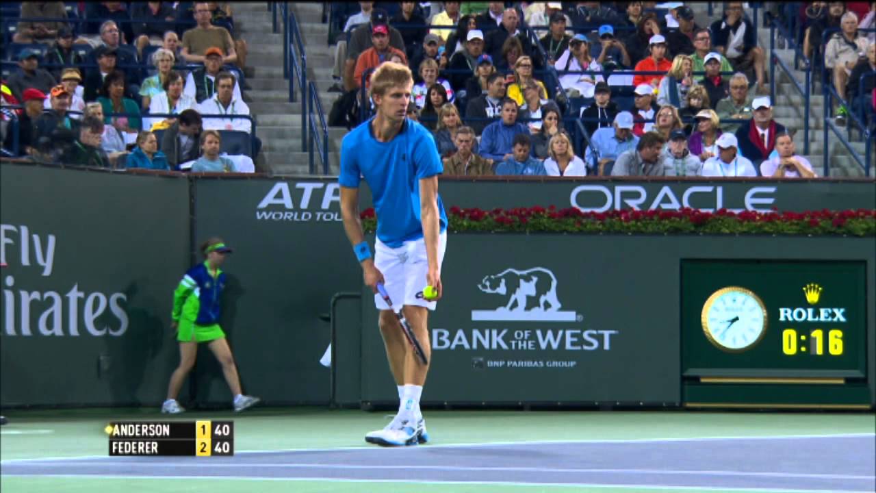 Indian Wells 2014 Thursday2 Highlights Dolgopolov Federer