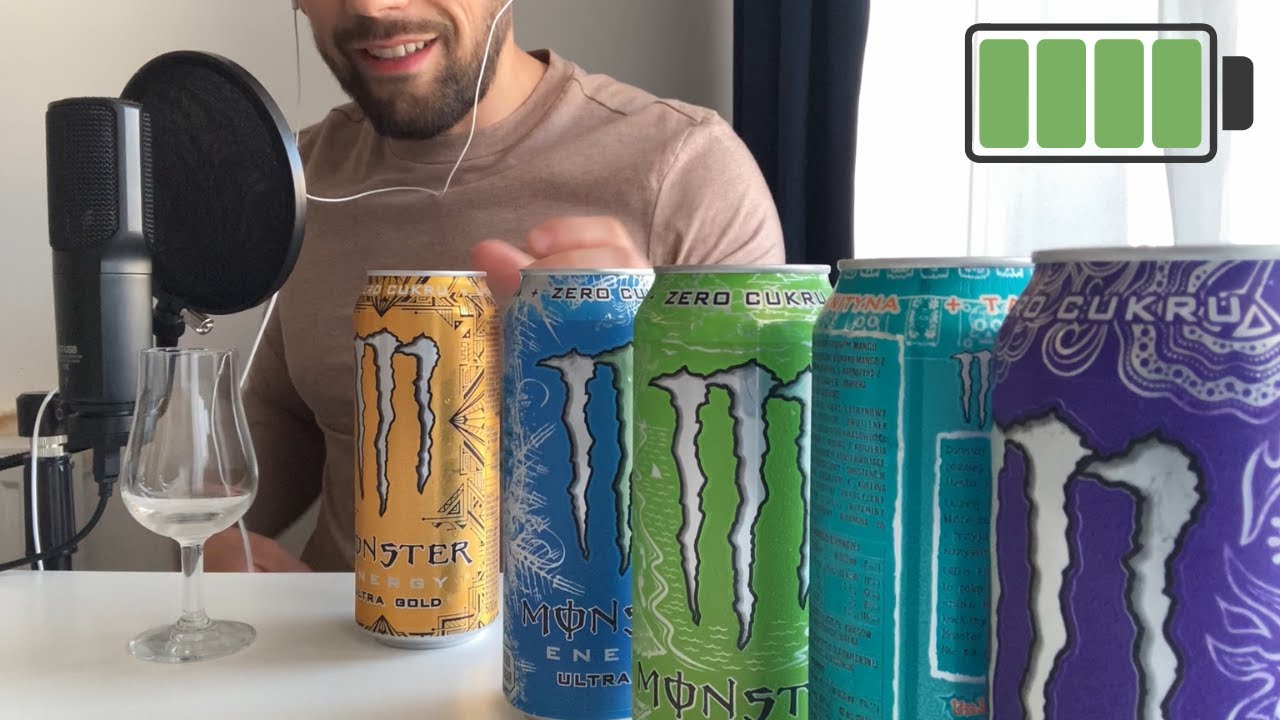 ASMR PL | WIELKI TEST MONSTERÓW ZERO CUKRU | ASMR po polsku