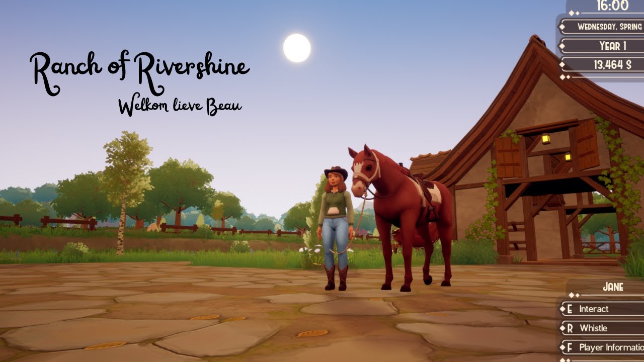 🐴💛 Let’s Play Ranch of Rivershine – Episode 1 🌼🌾