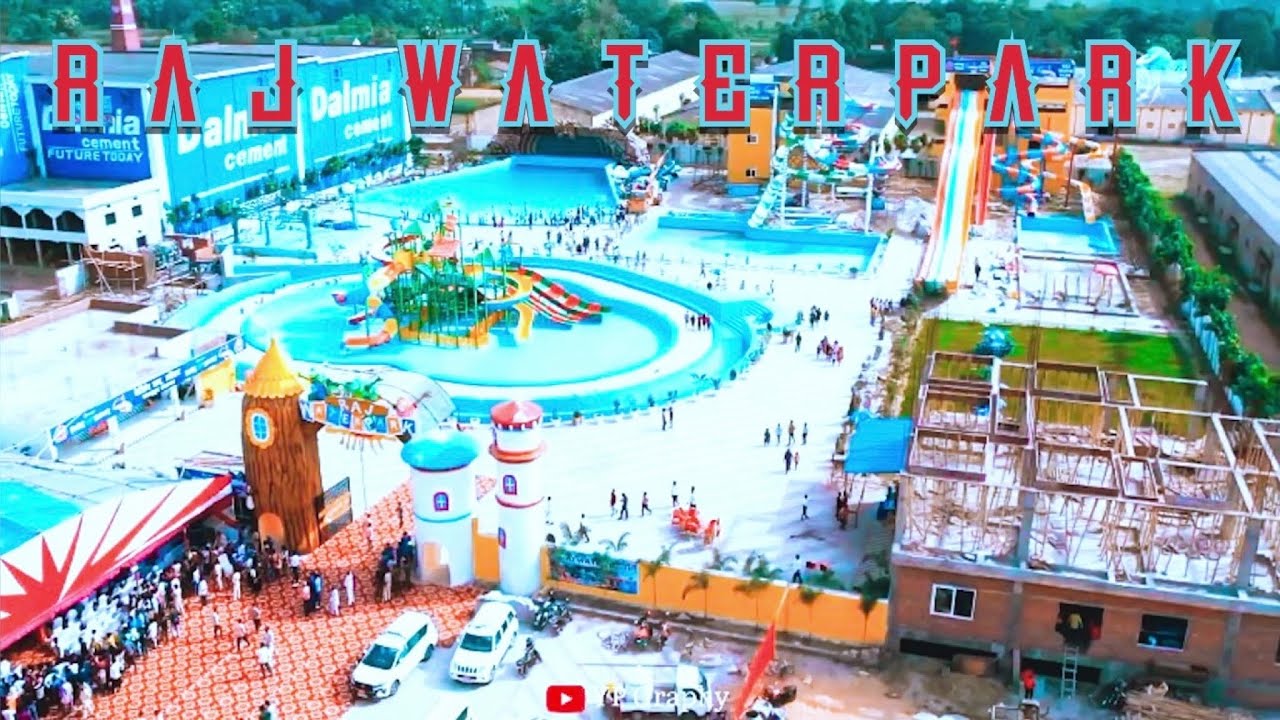 RAJ WATER PARK BEGUSARAI DRONE VIEW ||  BIHAR LARGEST WATER PARK || #begusarai