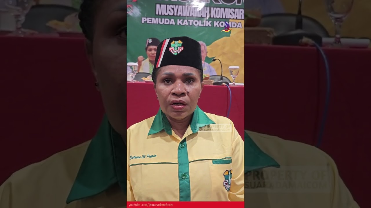 Yustina Ogoney Terpilih Kembali Pimpin Pemuda Katolik Komda Papua Barat