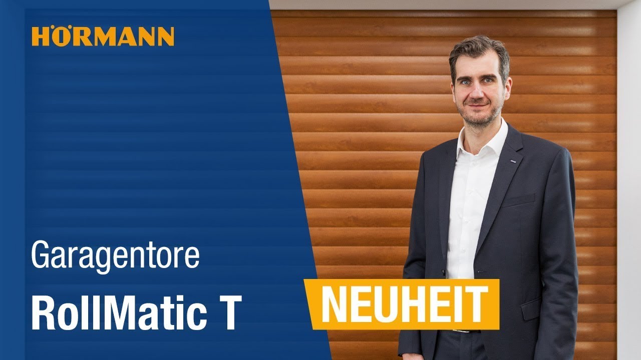 Rolltor RollMatic T &ndash; schnell montiert, platzsparend und steuerbar mit Fernbedienung | H&ouml;rmann