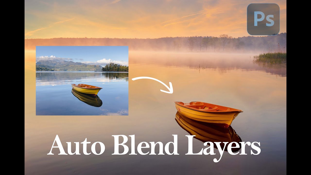 Auto Blend Layers in Photoshop Best Explained video