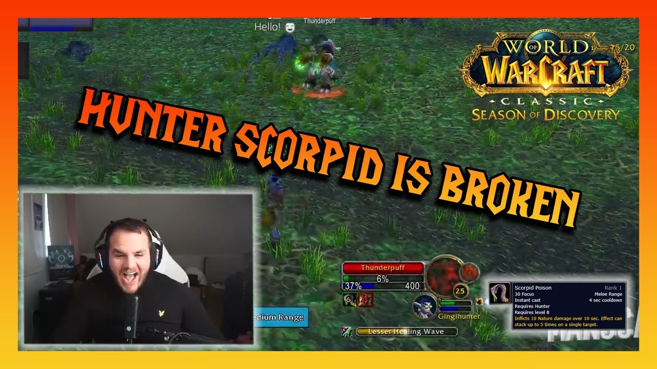 HUNTER SCORPID DMG IS BROKEN in SoD !! | WoW Classic Moments #2 | #seasonofdiscovery