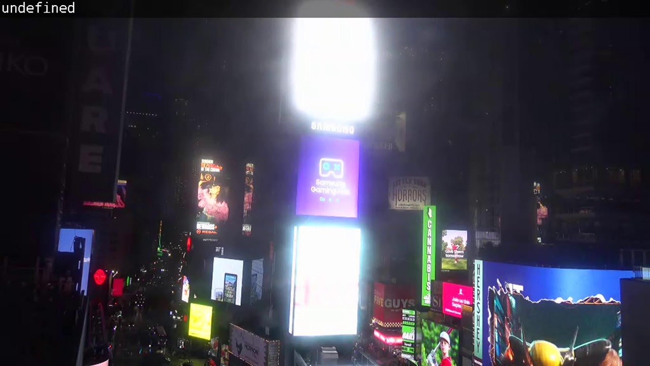 Times Square: Duffy Square 4K View Live