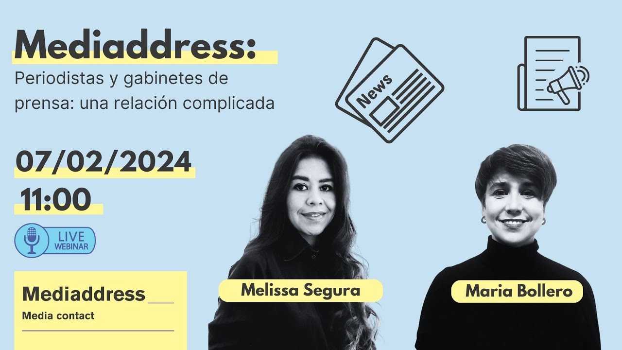 “Periodistas y gabinetes de prensa: una relación complicada” - Webinar Gratuito