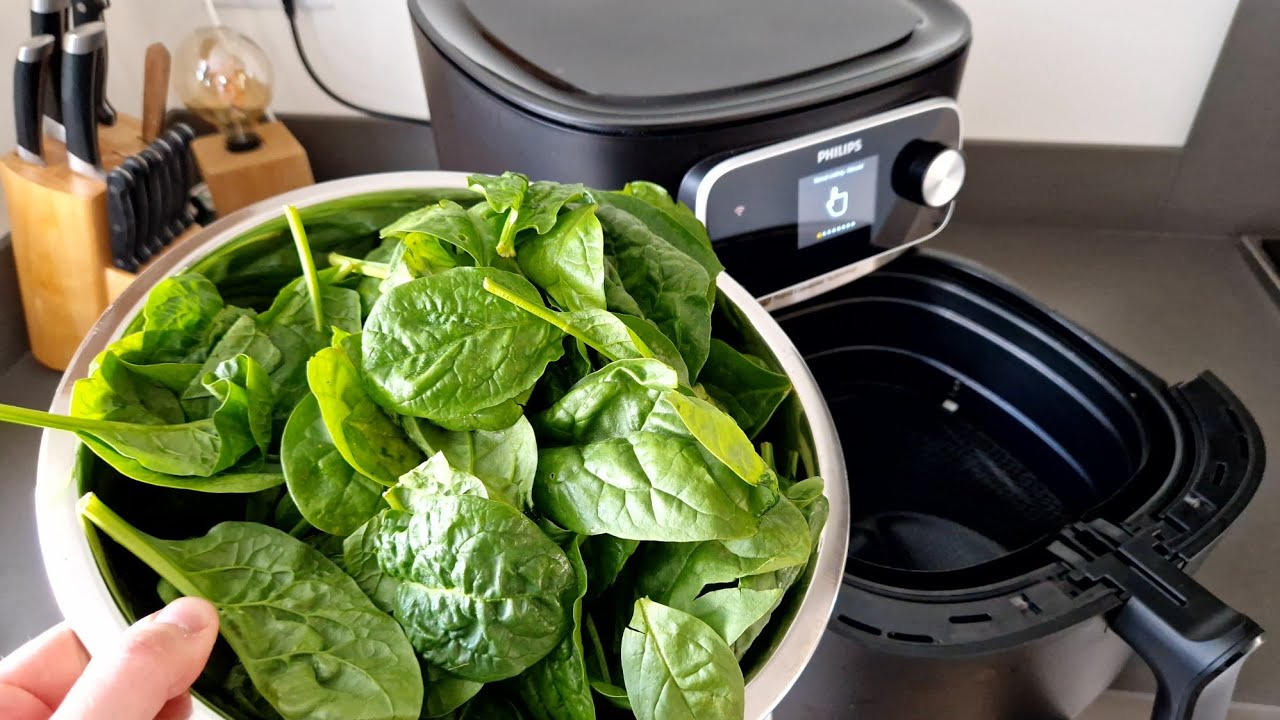 Spinazie uit de Airfryer?! (Voortaan Kook Ik Spinazie Zo!)