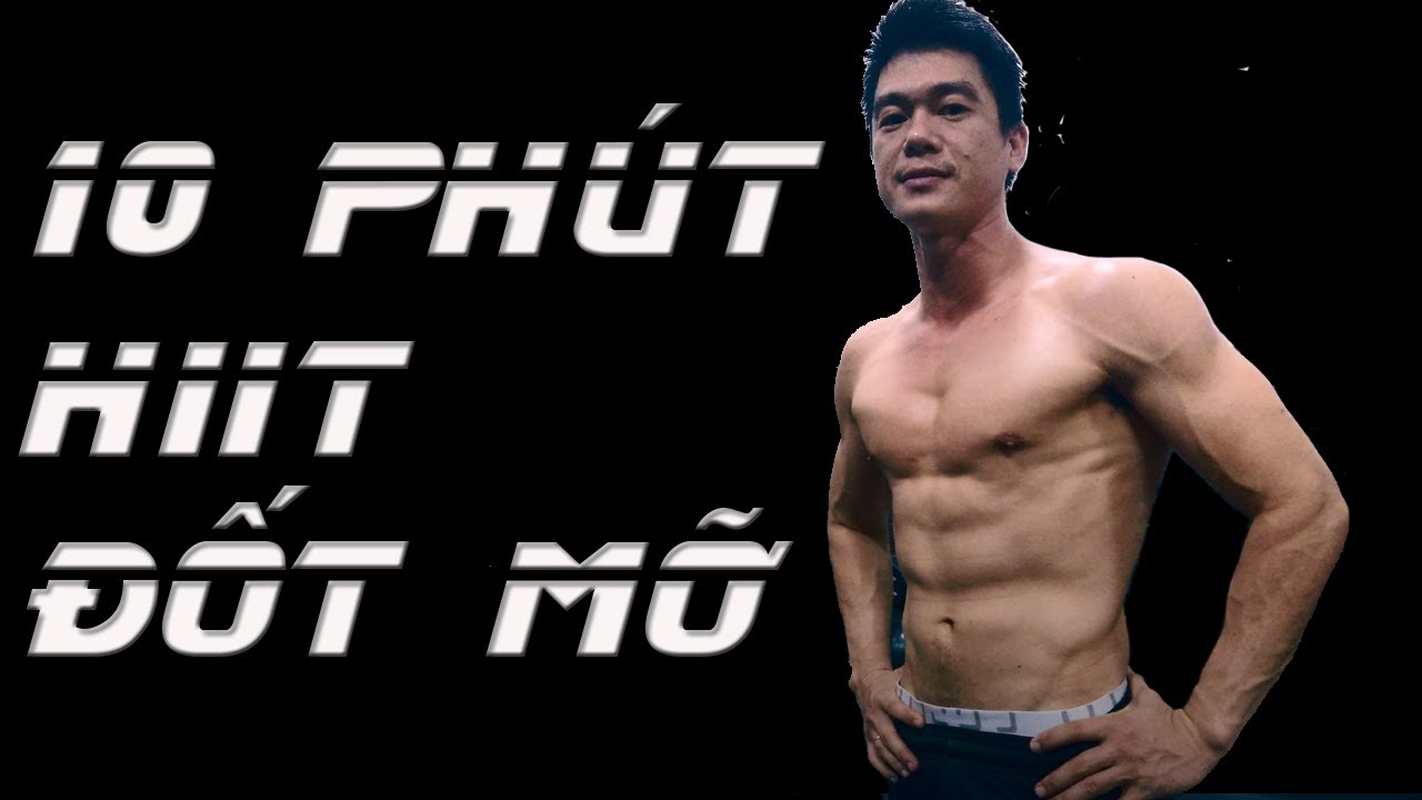 10 Phút HIIT Đốt Mỡ kết hợp Tập Bụng hiệu quả Tại Nhà | 10 Minutes HIIT and Abs at Home