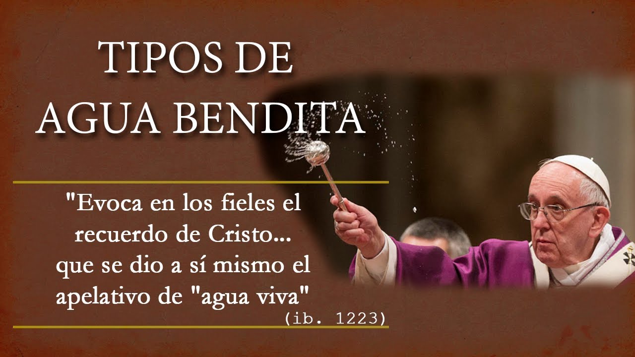 Tipos de Agua Bendita - ☕ Café Católico - Padre Arturo Cornejo ✔️