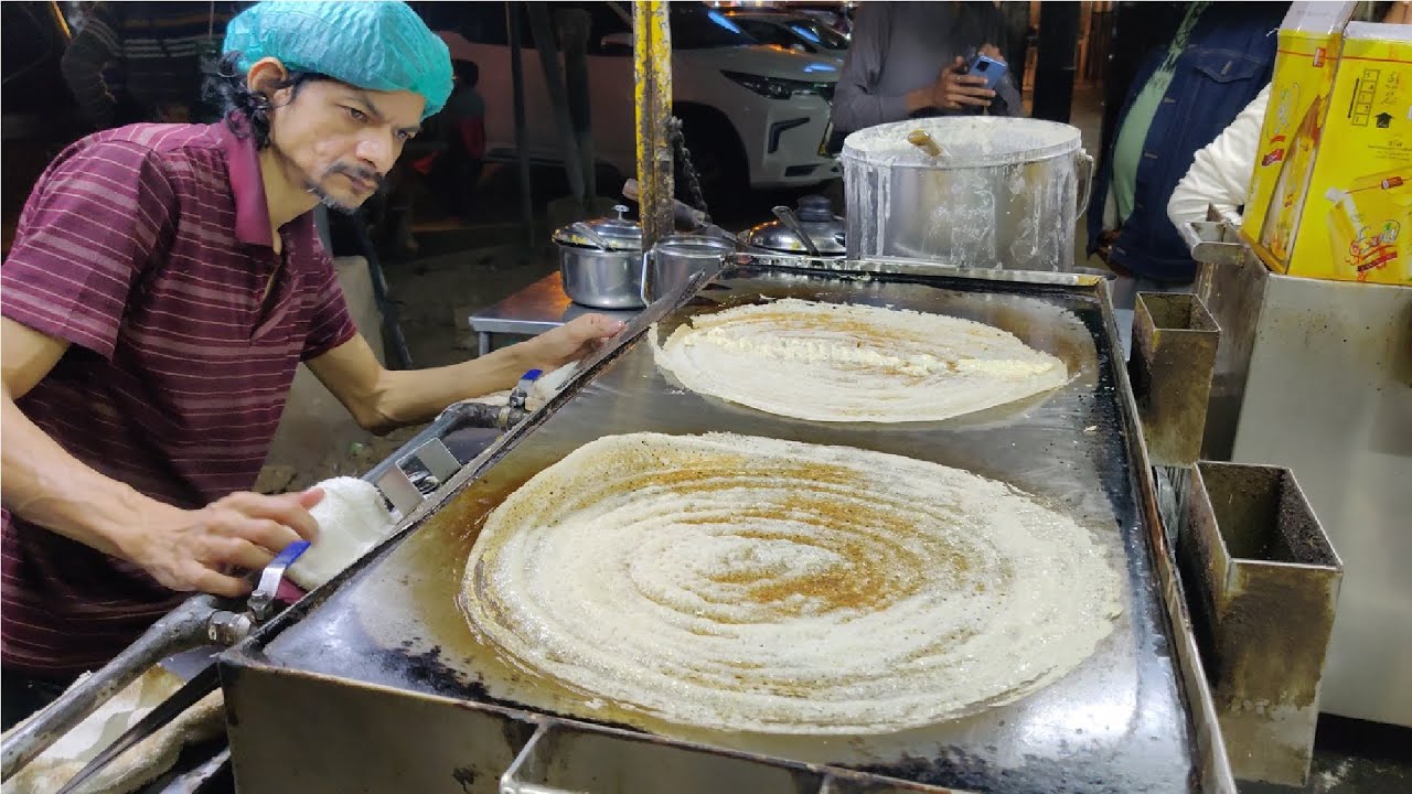 Pk Suzuki Dosa Making Recipe || HOW TO MAKE DOSA BATTER || A Man Making & Selling Dosa on Suzuki pk