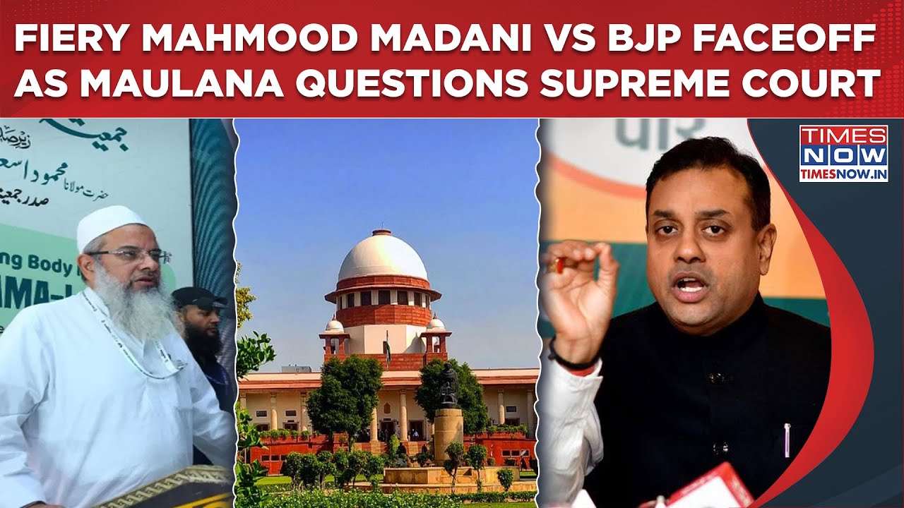 Mahmood Madani Vs BJP Faceoff: Saffron Party Schools Maulana For Questioning SC's 'Character'| Watch