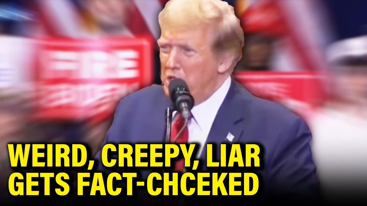 Trump Lies Quickly FACT-CHECKED After Creepy Speech