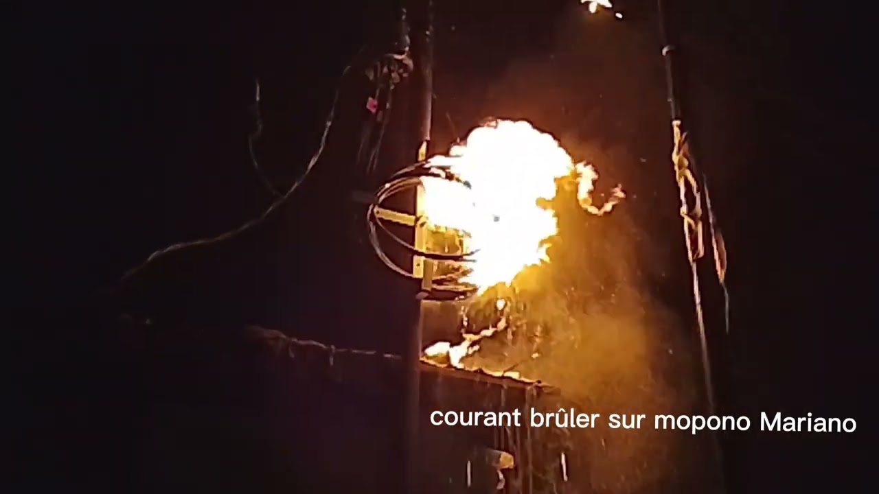 Courant brûler sur monpono Mariano 