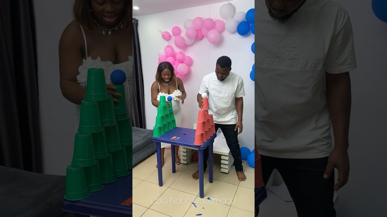 Gender reveal game,who’s your winner #fypyoutube #funny #short #shortvideo