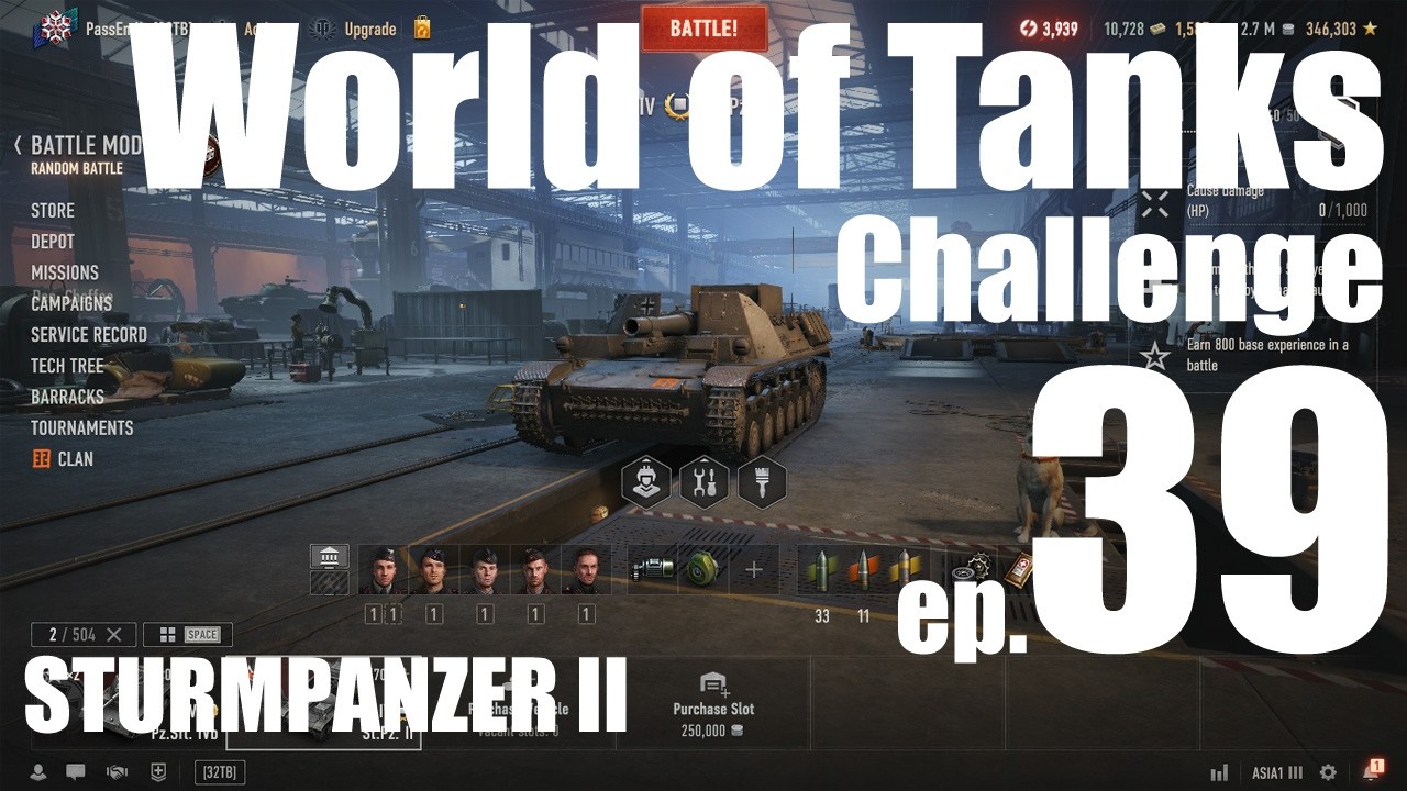 World of Tanks - WOTFGC ep.39 - STURMPANZER II /อยู่นิ่ง ๆ หน่อยดิ
