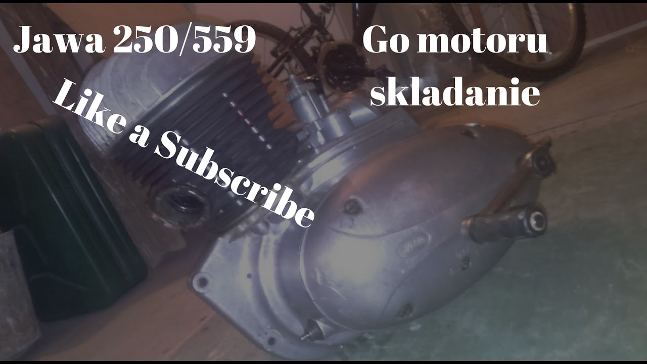 Jawa 250/559 Go motoru - Časť 2. skladanie