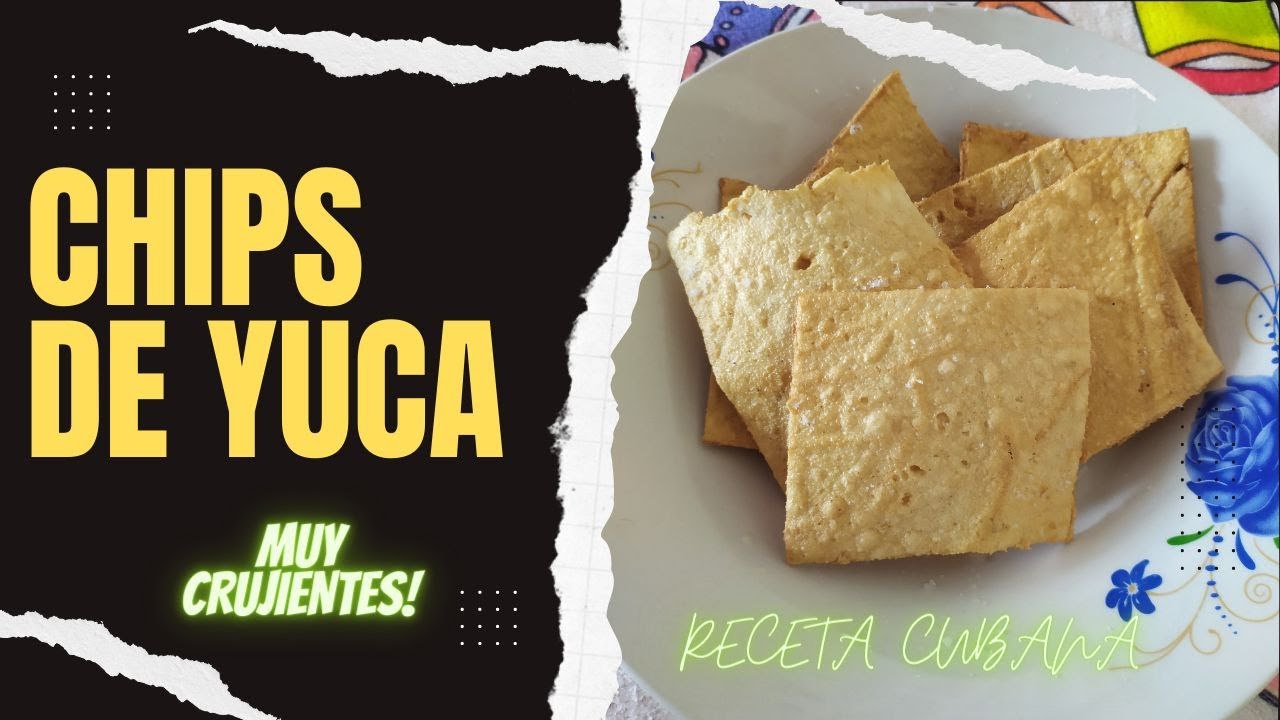 COMO HACER YUCA FRITA CHIPS CRUJIENTE. YUCA FRIES. GALLETA CASERA DE YUCA | MANDIOCA FRITA | CASSAVA