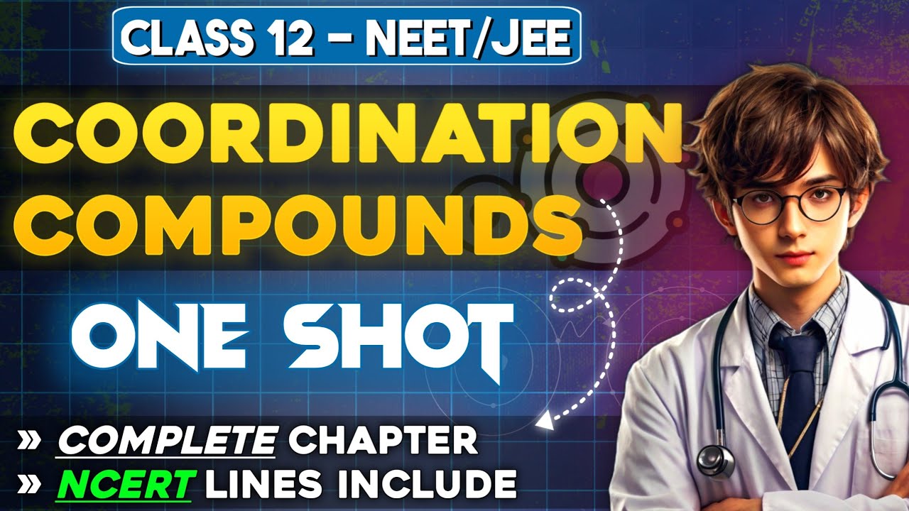 Complete COORDINATION COMPOUNDS in One Video | Class 12 Inorganic Chemistry NEET/JEE 2025