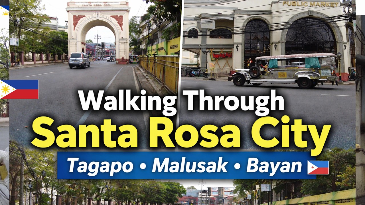 Santa Rosa City on Foot 🇵🇭 | A Walk Through Tagapo, Malusak & Bayan
