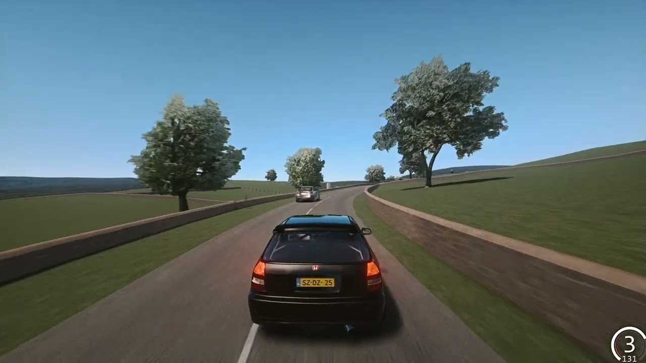 Honda civic Ek3 k24a2 turbo 430bhp | asetto corsa | moza r5 gameplay