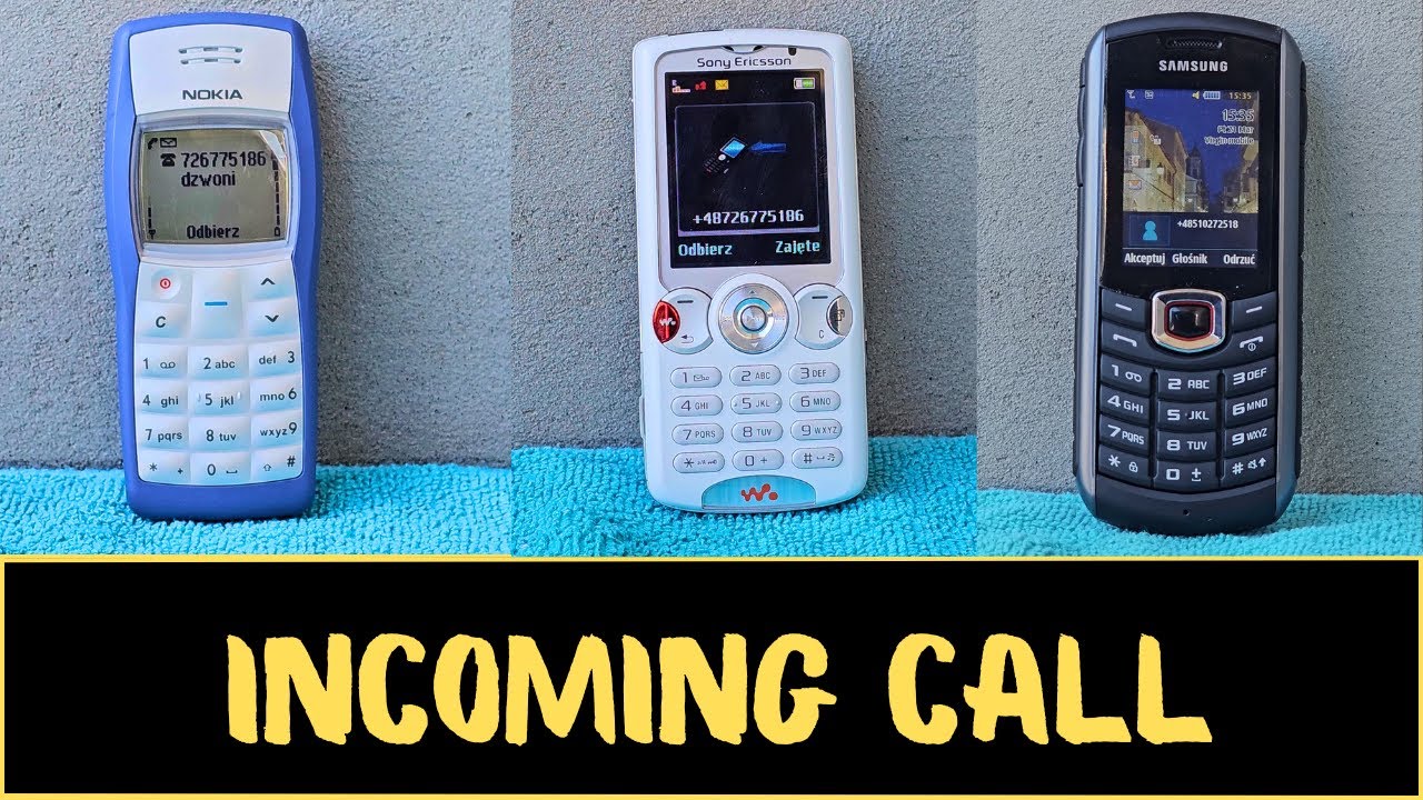 Nokia vs Samsung vs Sony Ericsson Incoming Call  (2025)