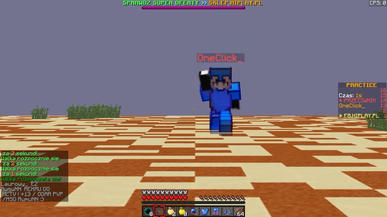 NAJLEPSZE MACRO Z COMBO HITEM MINECRAFT !!!!!!!!!!!!
