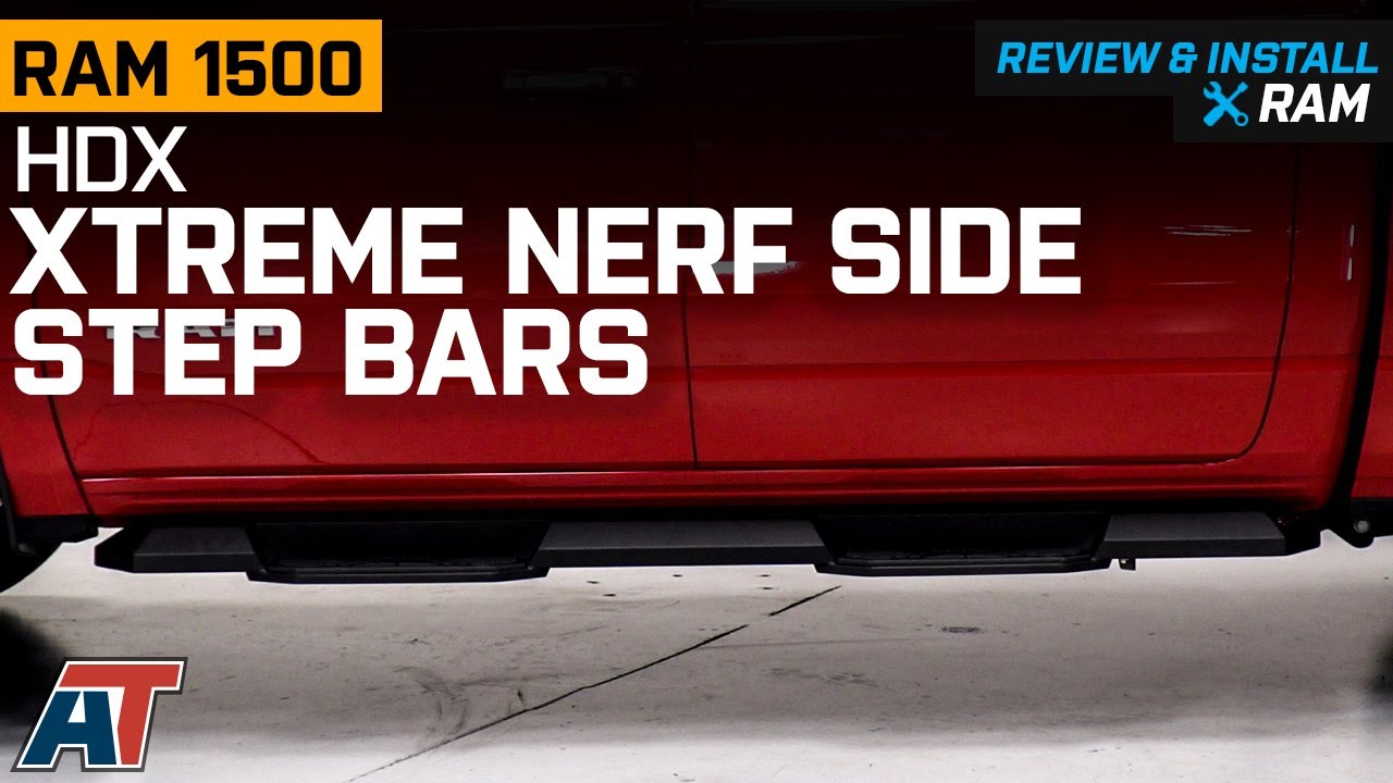 2019-2021 RAM 1500 HDX Xtreme Nerf Side Step Bars; Textured Black Review & Install