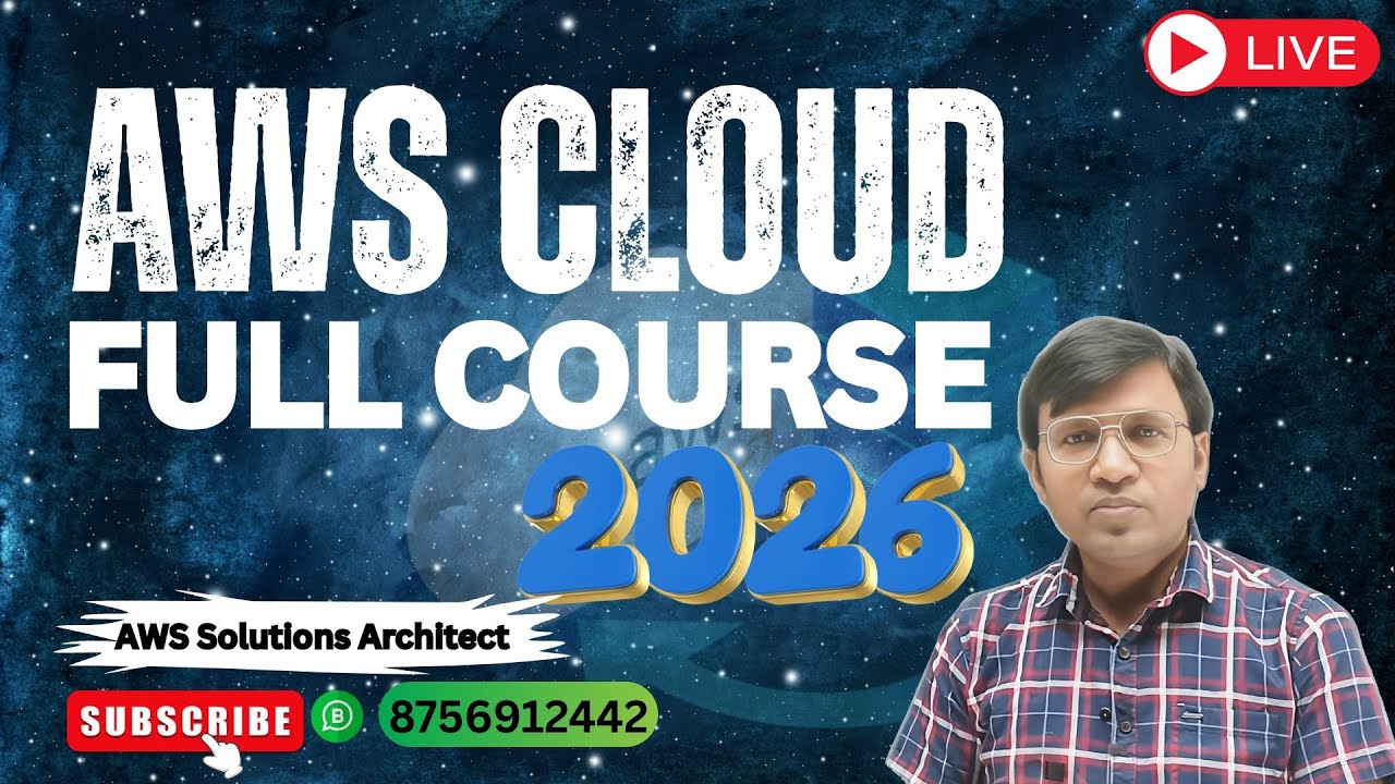 AWS Cloud Full Course 2026 🔴 LIVE | AWS Solutions Architect Training | Zero to Advanced | ICNT Gyan