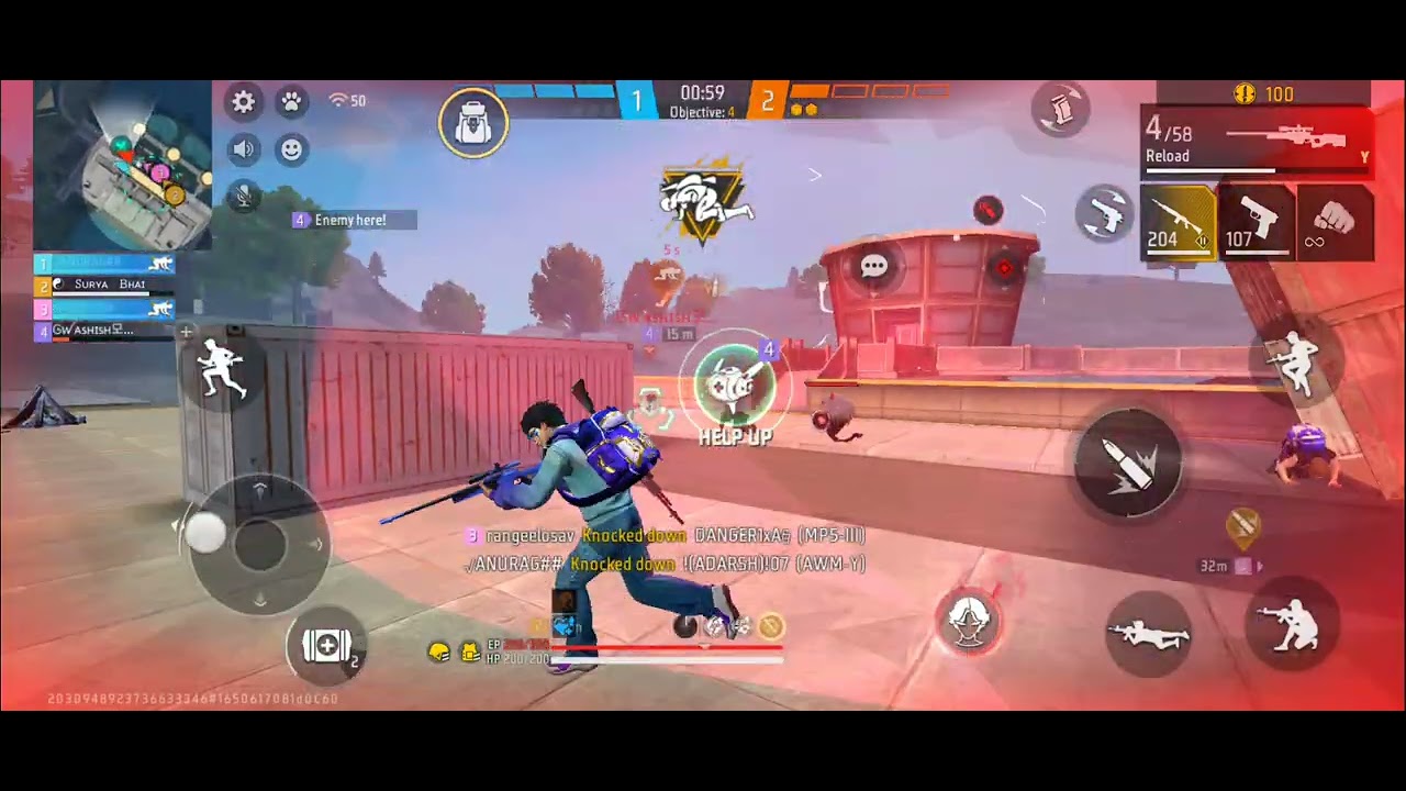 Cs ranked in lossin this game 🥰🥰🥰🥰#freefire highlights 