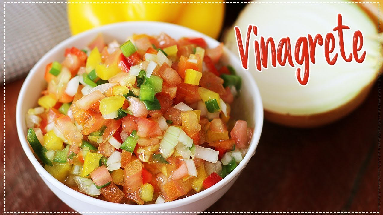 RECEITA VINAGRETE MAIS FÁCIL DO MUNDO