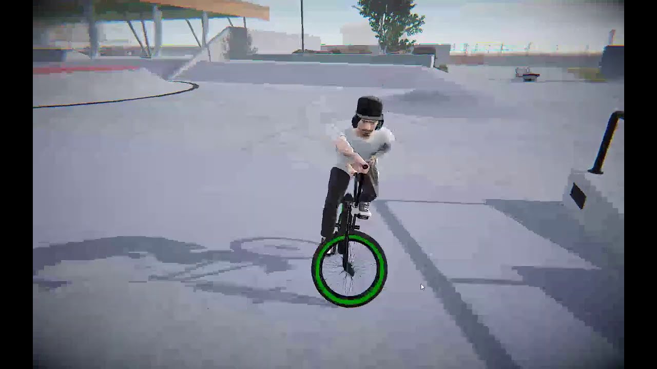 трюки которых нет в controls.Bmx strets pipe.как делать мэнуал, нафинг, супермен.
