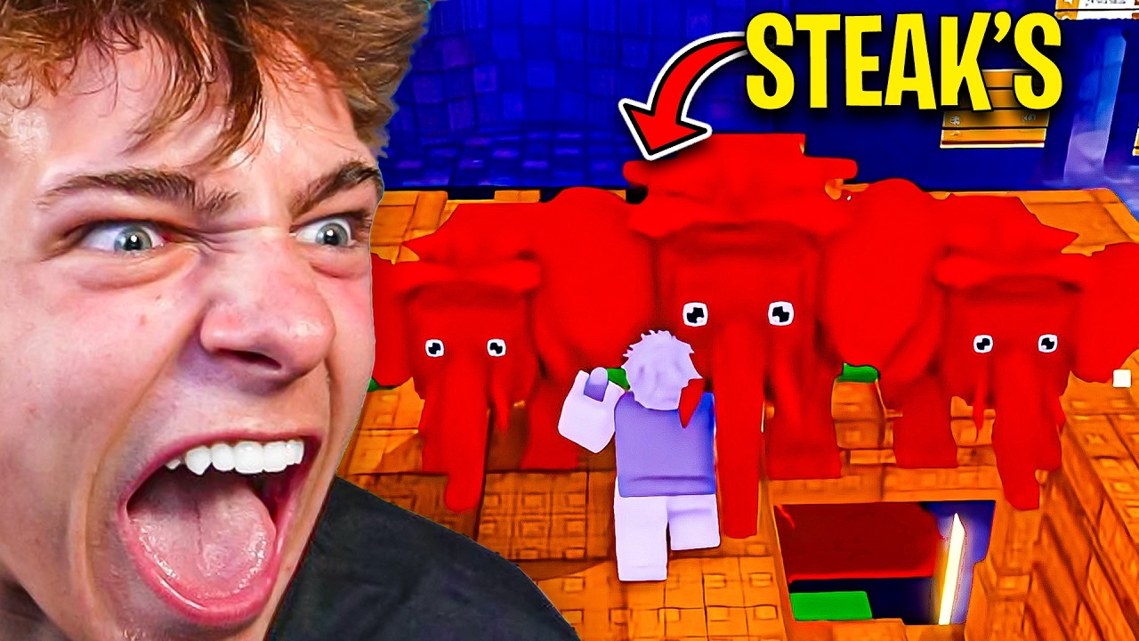 I STOLE The RAREST Brainrots From Caylus & Steak