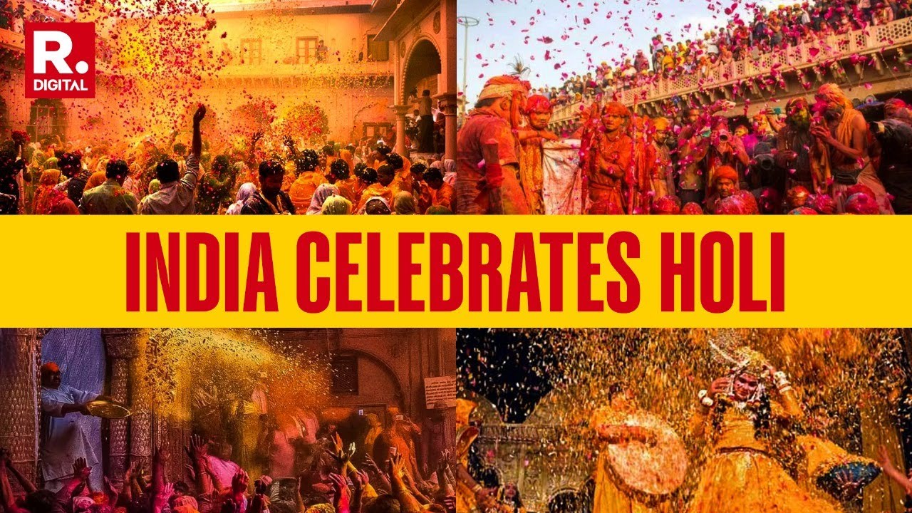 Holi Celebrations In India 2025: Spirited Celebrations Paint The Country In Vibrant Colours