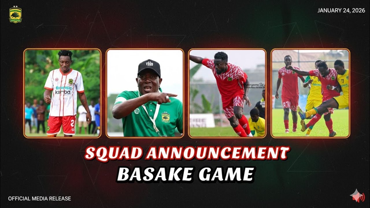 🚨BREAKING : ASANTE KOTOKO CONFIRM 20-MAN SQUAD FOR BASAKE FIXTURE ALBERT STEPS IN ✅ | WALID, ASIEDU 