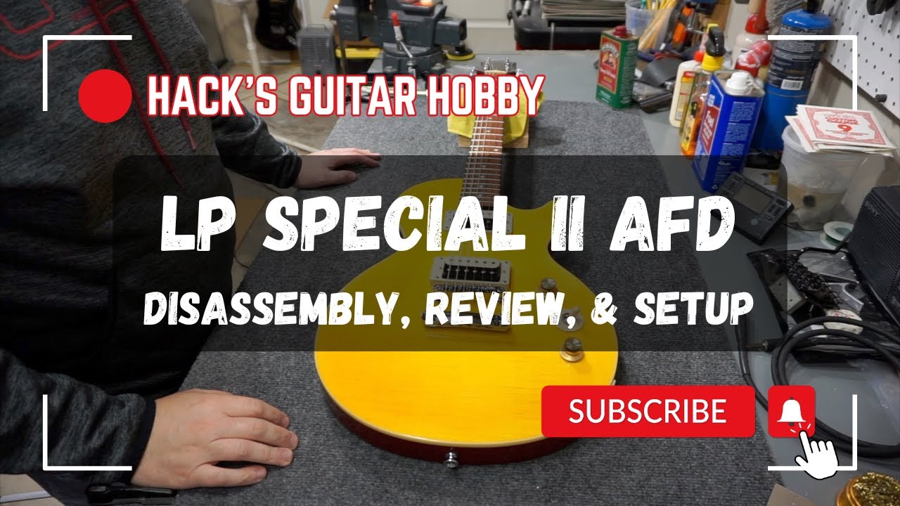 Epiphone Les Paul Special II AFD: Disassembly, Parts Examination, Reassembly, and Setup