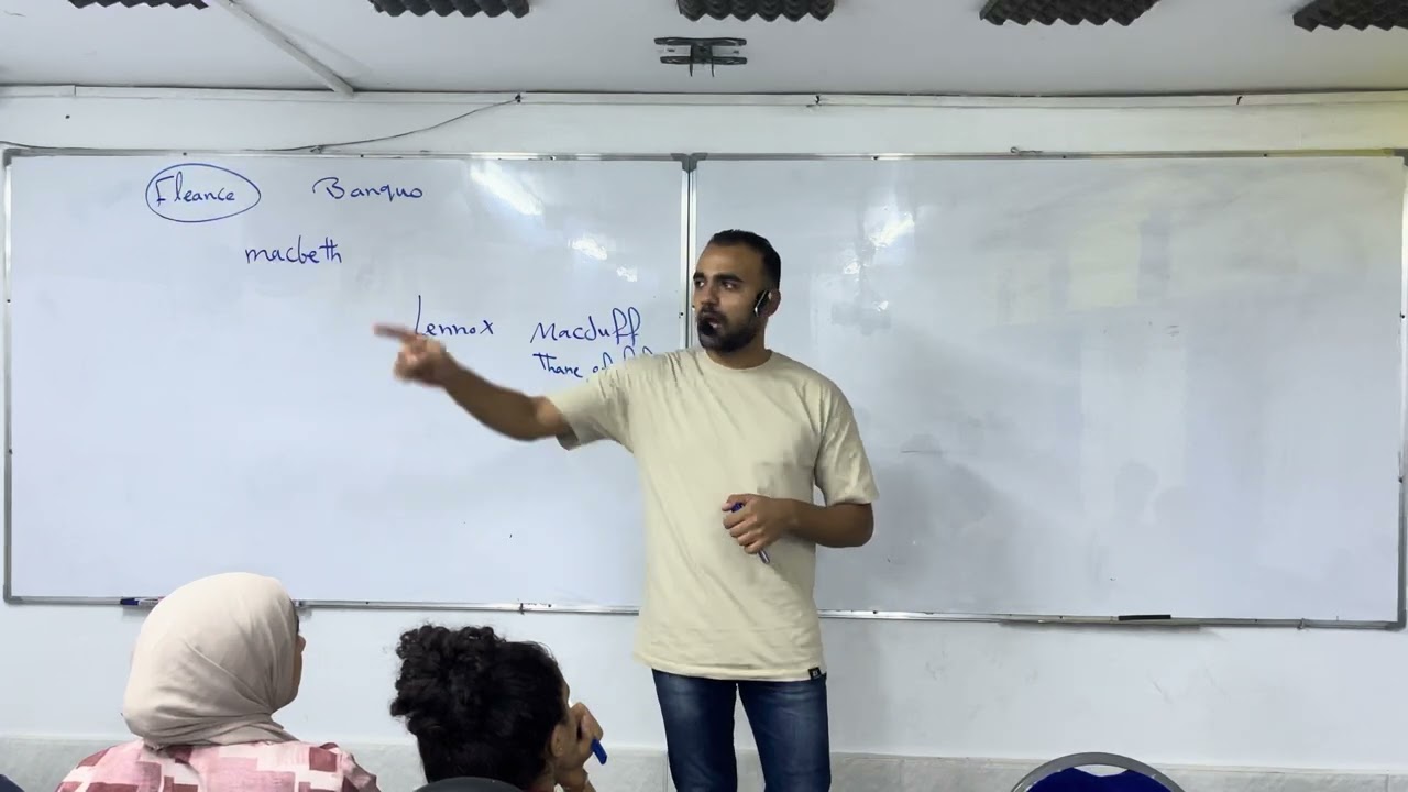 Act Two Drama (Macbeth) Live شرح قصة ماكبث م يسري جمعة