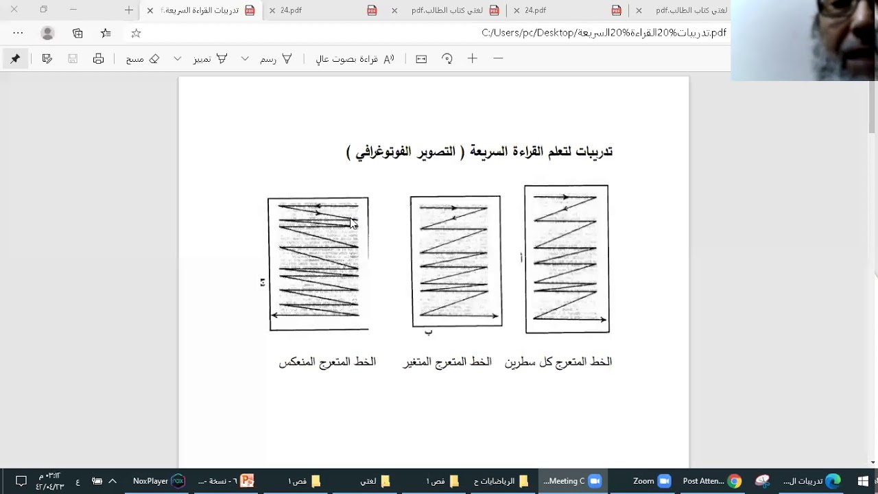 تدريبات القراءة السريعة