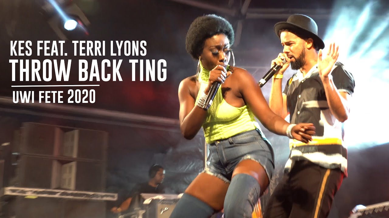 Kes and Terri Lyons - Throw Back Ting live performance at UWI Fete | Trinidad Carnival 2020 [4K]