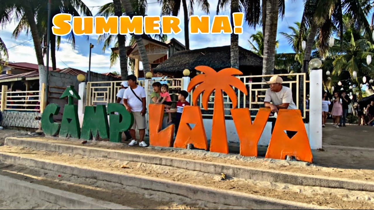 CAMP LAIYA | One of the highest tourist arrival in Laiya Batangas beach resort! Summer na! #beach