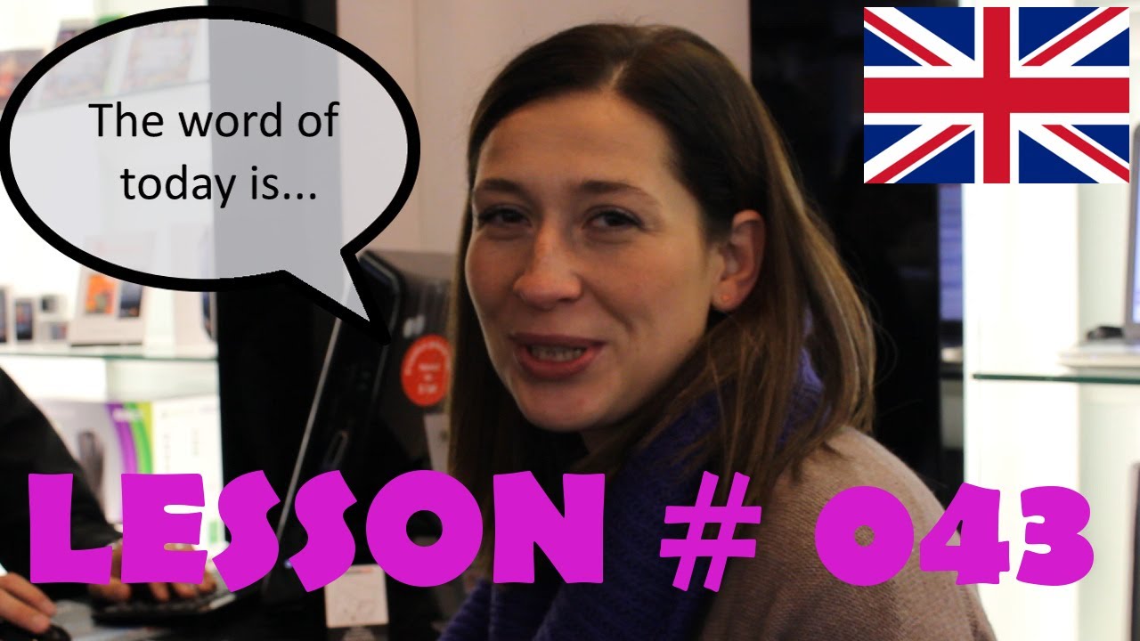 a shop assistant / free english lesson no #43
