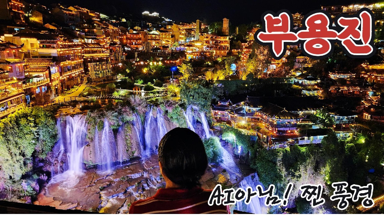 역대급 야경 부용진 ✨️🫢 최근 장가계여행 보다 더 핫한 도시