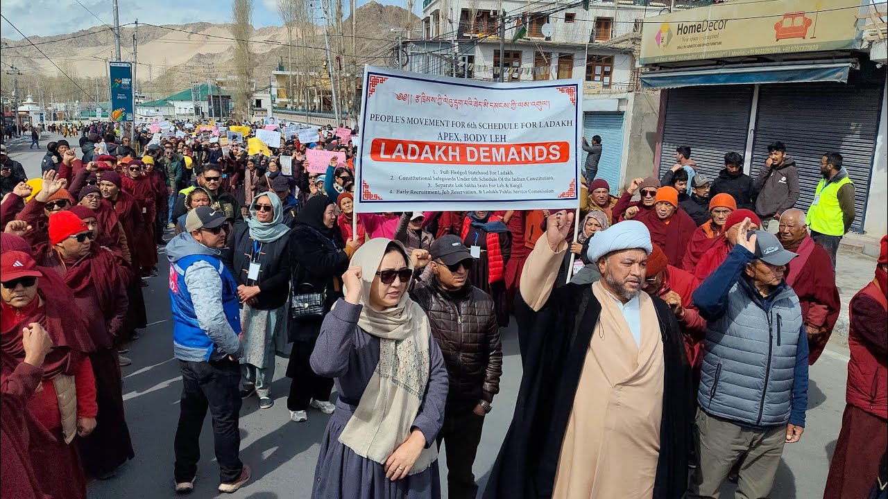 Rally for Sixth Schedule, Statehood begins in Leh (part-1)