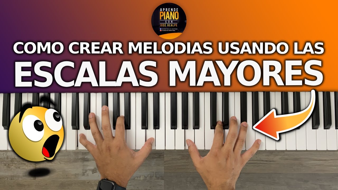 COMO CREAR MELODÍAS USANDO LAS ESCALAS MAYORES
